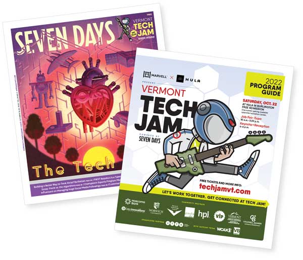Covers for the Tech Issue and Tech Jam Program Guide