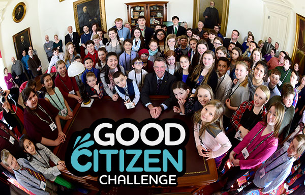 Good Citizens at the Statehouse with Gov. Phil Scott