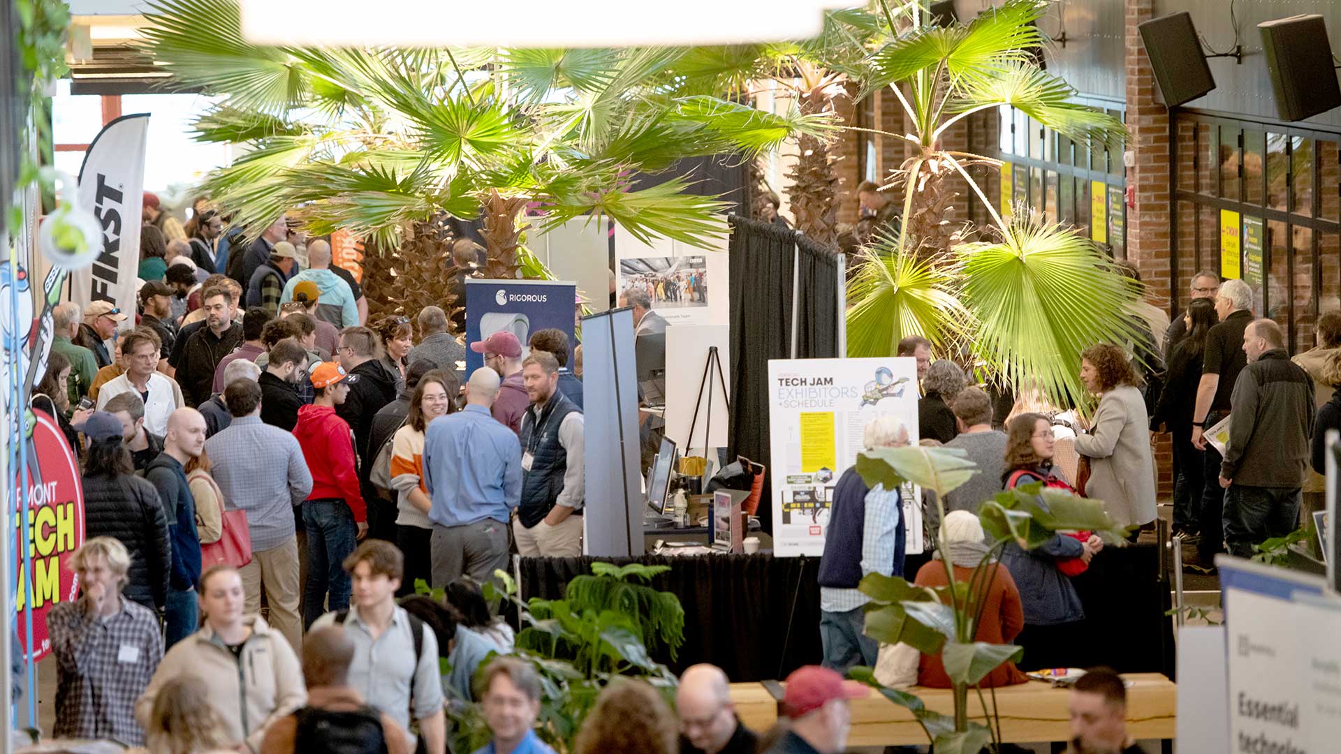 Guests and exhibitors at Vermont Tech Jam 2024